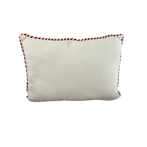 Christmas Throw Pillow Merry 19” X 14” - Picture 3 of 3